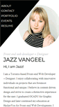 Mobile Screenshot of jazzvangeel.com